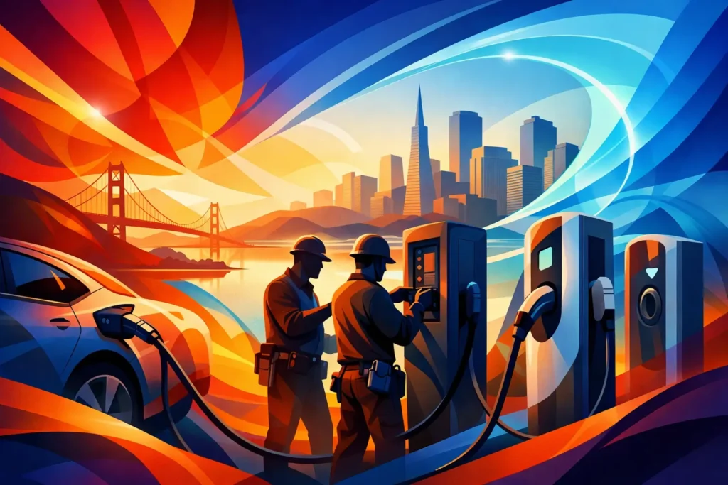 Commercial EV Charger Installation for Bay Area Sites