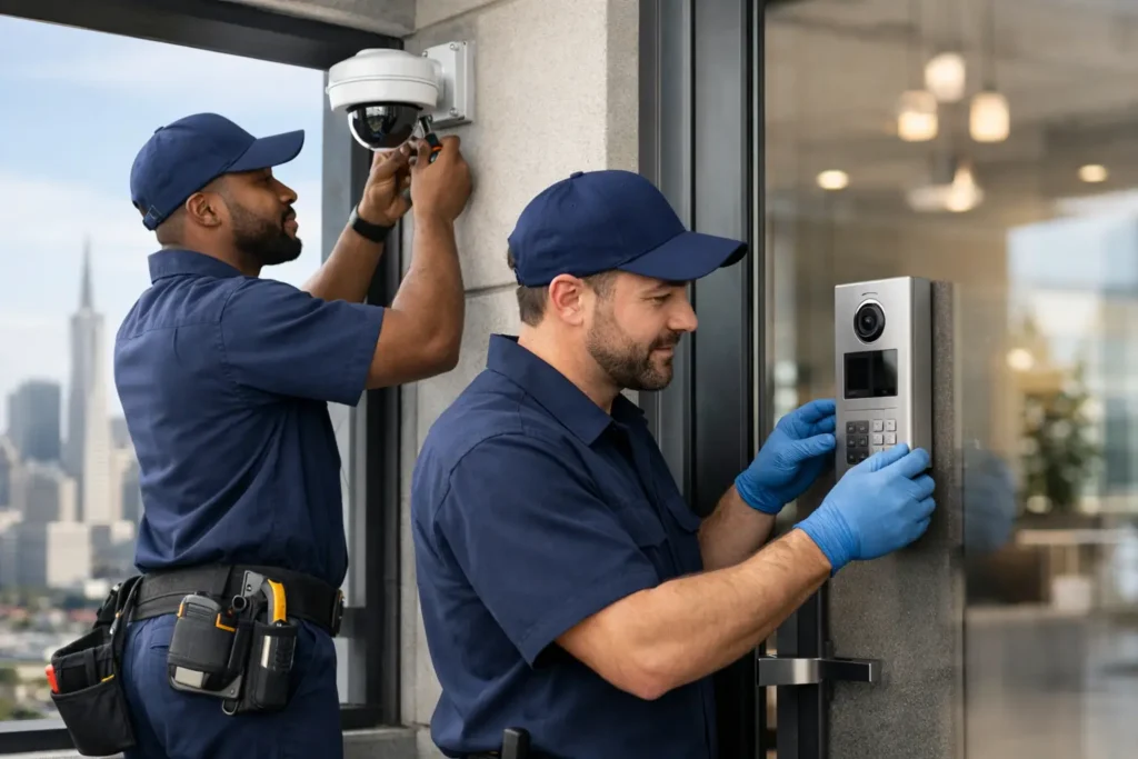 Bay Area Commercial Security Camera and Intercom Installation